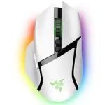 Razer Basilisk V3 Pro Wireless Gaming Mouse - White, 30.000 DPI, Chroma RGB, 11 Programmable Buttons