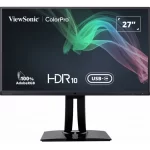 ViewSonic ColorPro VP2785-2K Monitor - 27 inch, IPS, 2K QHD (2560 x 1440), USBC 60W, delta E <2, 100% Adobe