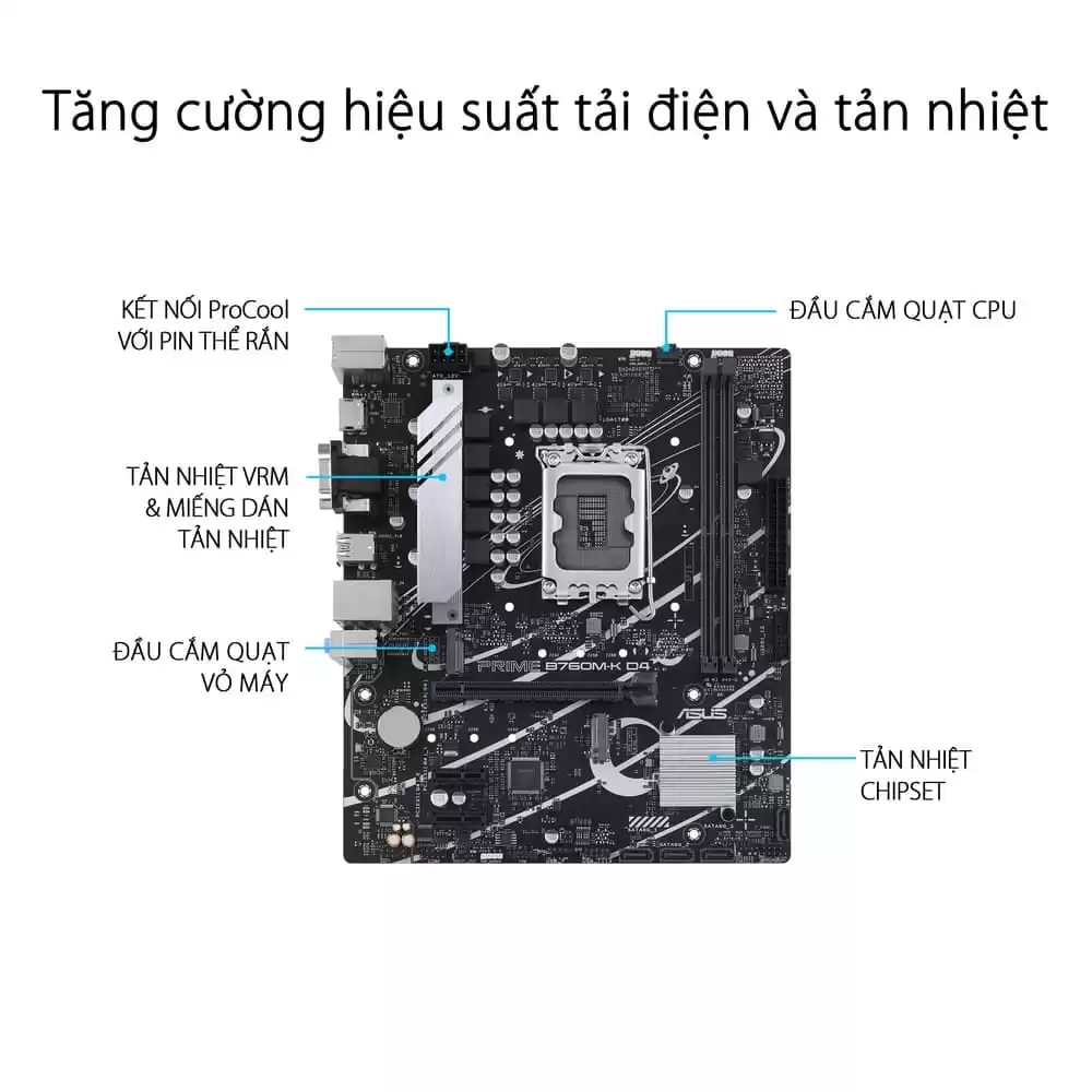 ASUS Prime B760M K D4 Motherboard.PT01