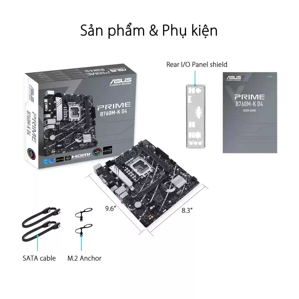 ASUS Prime B760M K D4 Motherboard.PT05