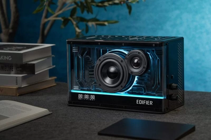 Edifier QD35 BLACK Tabletop Bluetooth Speakers - RMS 40W, Bluetooth 5.3, USB-C, USB-A, AUX, EQs, RGB, GaN charger 35W 3 Edifier QD35 BLACK Tabletop Bluetooth Speakers - RMS 40W, Bluetooth 5.3, USB-C, USB-A, AUX, EQs, RGB, GaN charger 35W - Ảnh 3