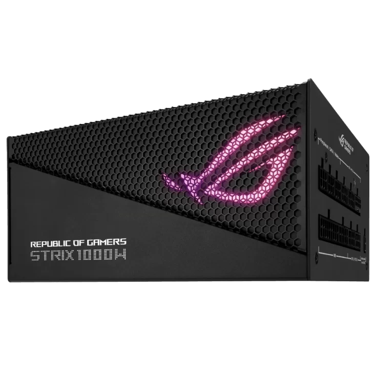 ASUS ROG STRIX 1000W Gold Aura Edition Gaming PSU - 1000W 80Plus Gold - Aura Sync, PCIe 5.0 support (ROG-STRIX-1000W-AURA) 6 ASUS ROG STRIX 1000W Gold Aura Edition Gaming PSU - 1000W 80Plus Gold - Aura Sync, PCIe 5.0 support (ROG-STRIX-1000W-AURA) - Ảnh 6