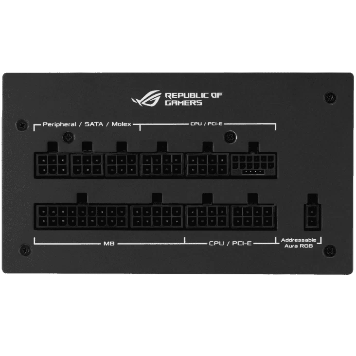 ASUS ROG STRIX 1000W Gold Aura Edition Gaming PSU - 1000W 80Plus Gold - Aura Sync, PCIe 5.0 support (ROG-STRIX-1000W-AURA) 9 ASUS ROG STRIX 1000W Gold Aura Edition Gaming PSU - 1000W 80Plus Gold - Aura Sync, PCIe 5.0 support (ROG-STRIX-1000W-AURA) - Ảnh 9