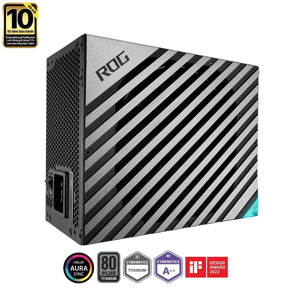 ASUS ROG Thor 1600T Gaming PSU - 1600W 80Plus Titanium - Aura Sync, ROG heatsink (ROG-THOR-1600T-GAMING) 6 ASUS ROG Thor 1600T Gaming PSU - 1600W 80Plus Titanium - Aura Sync, ROG heatsink (ROG-THOR-1600T-GAMING) - Ảnh 6