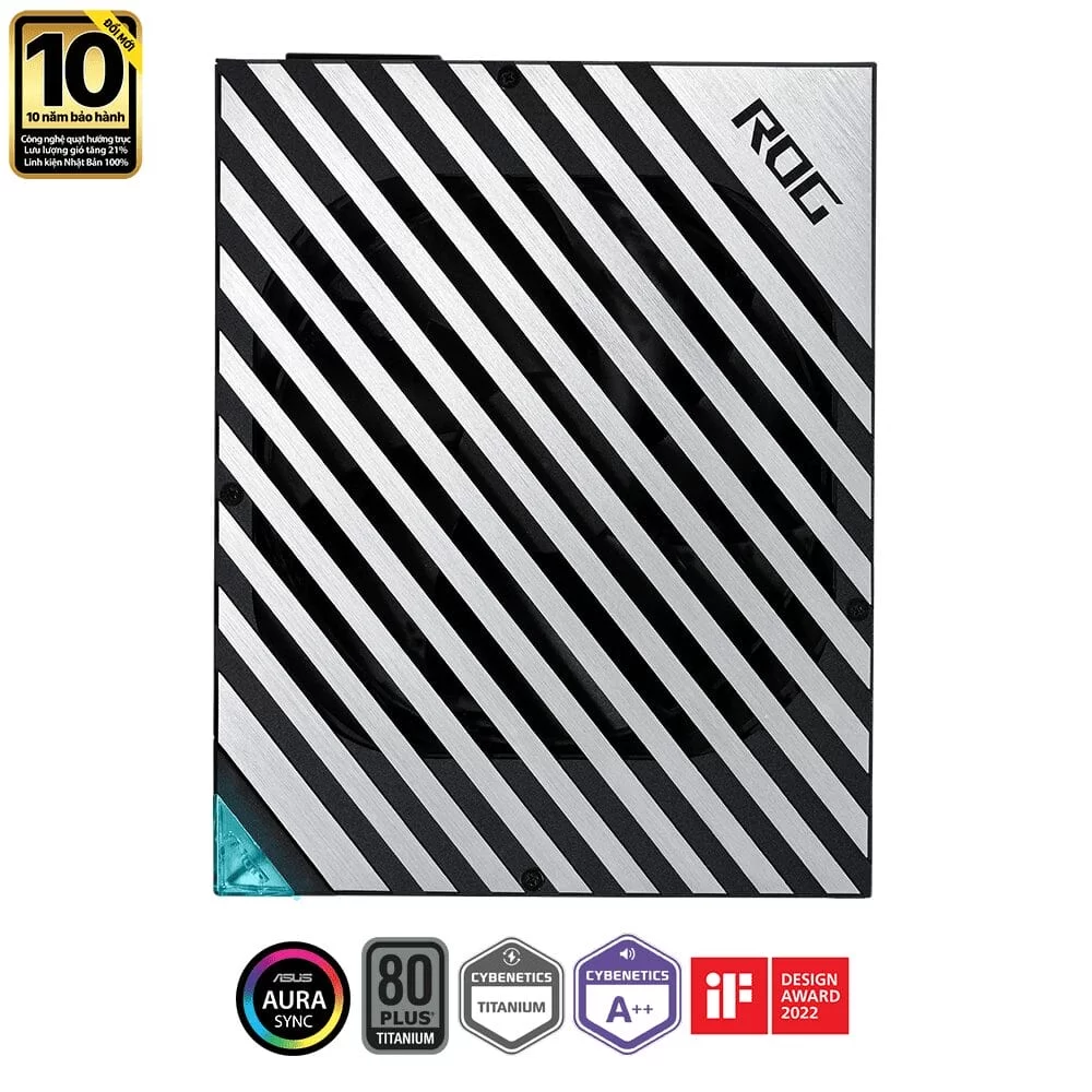 ASUS ROG Thor 1600T Gaming PSU - 1600W 80Plus Titanium - Aura Sync, ROG heatsink (ROG-THOR-1600T-GAMING) 7 ASUS ROG Thor 1600T Gaming PSU - 1600W 80Plus Titanium - Aura Sync, ROG heatsink (ROG-THOR-1600T-GAMING) - Ảnh 7
