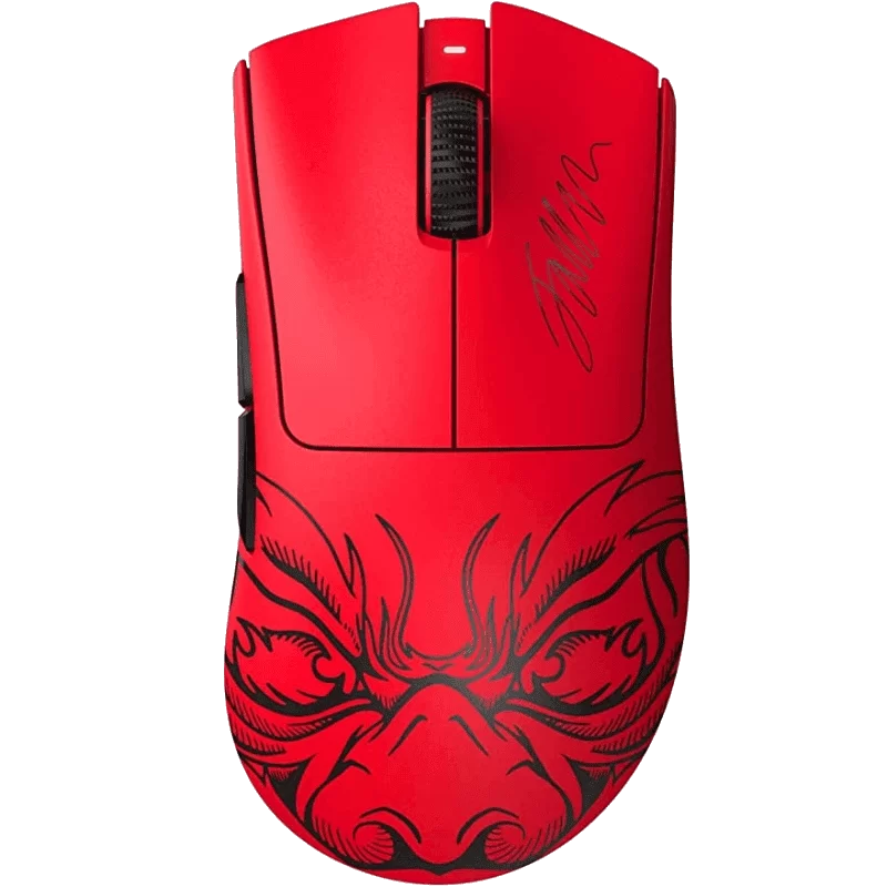 Razer DeathAdder V3 Pro Faker Edition HyperSpeed Wireless Ergonomic Gaming Mouse - Red, Wireless, 63g, 30K DPI Optical Sensor