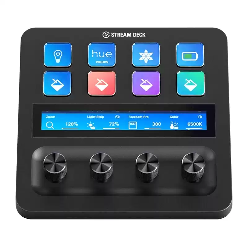 elgato StreamDeck+ (StreamDeck Plus) - 8 LCD Keys, 4x Multifunction Dials, USB 2.0 Connection 1 elgato StreamDeck+ (StreamDeck Plus) - 8 LCD Keys, 4x Multifunction Dials, USB 2.0 Connection