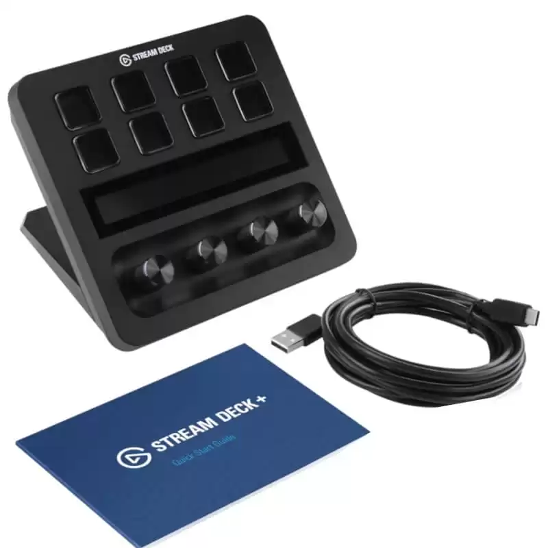 elgato StreamDeck+ (StreamDeck Plus) - 8 LCD Keys, 4x Multifunction Dials, USB 2.0 Connection 2 elgato StreamDeck+ (StreamDeck Plus) - 8 LCD Keys, 4x Multifunction Dials, USB 2.0 Connection - Ảnh 2