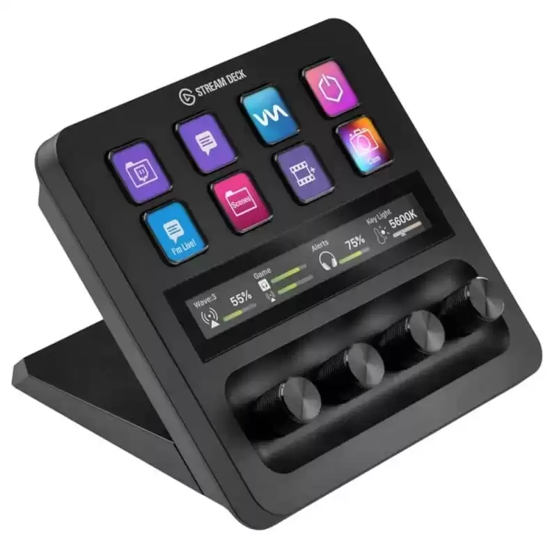 elgato StreamDeck+ (StreamDeck Plus) - 8 LCD Keys, 4x Multifunction Dials, USB 2.0 Connection 3 elgato StreamDeck+ (StreamDeck Plus) - 8 LCD Keys, 4x Multifunction Dials, USB 2.0 Connection - Ảnh 3