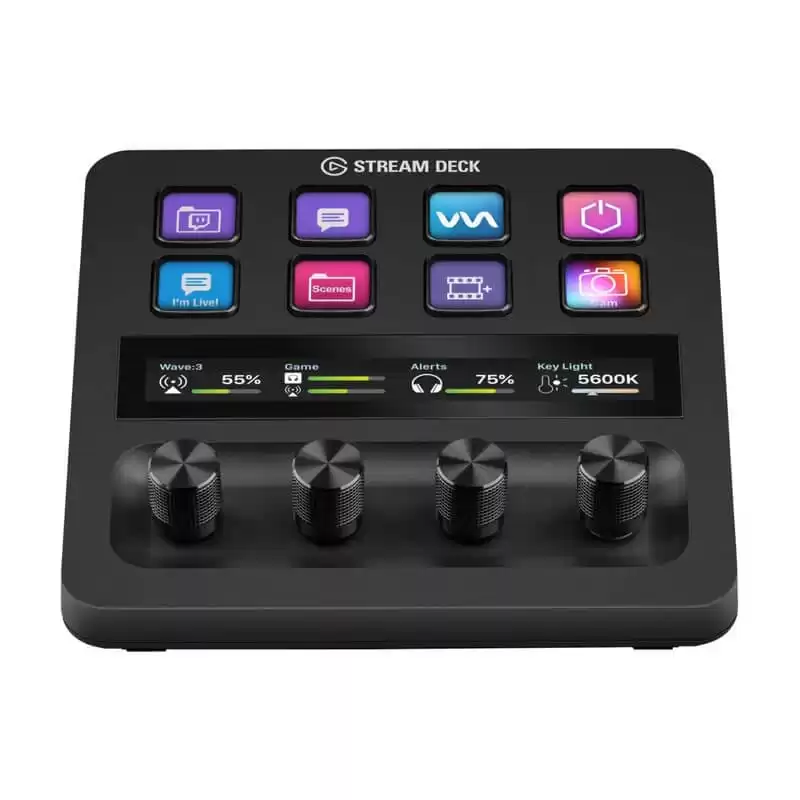 elgato StreamDeck+ (StreamDeck Plus) - 8 LCD Keys, 4x Multifunction Dials, USB 2.0 Connection 4 elgato StreamDeck+ (StreamDeck Plus) - 8 LCD Keys, 4x Multifunction Dials, USB 2.0 Connection - Ảnh 4