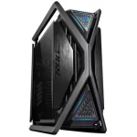 ASUS ROG Hyperion GR701 Flagship Gaming PC Case – Black, 420mm dual radiator support, 4x140mm fans, metal GPU holder, component storage, ARGB fan hub, 60W fast charging