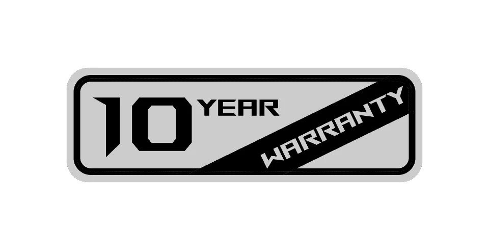 warranty 10y