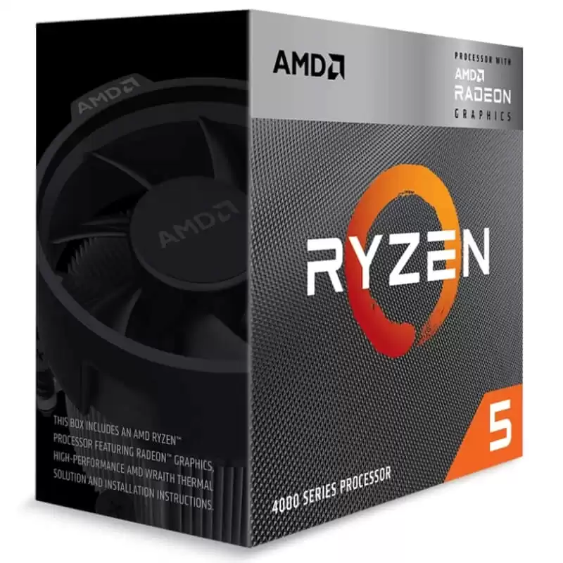 AMD Ryzen 5 4600G Processor - 6C12T, 3.7GHz Up to 4.2GHz, Radeon Vega 7, AM4 Renoir Zen 2, Wraith Stealth 1 AMD Ryzen 5 4600G Processor - 6C12T, 3.7GHz Up to 4.2GHz, Radeon Vega 7, AM4 Renoir Zen 2, Wraith Stealth