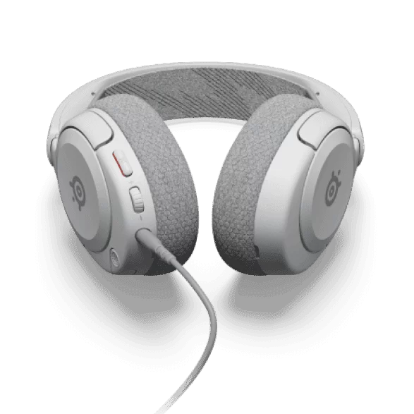 SteelSeries Arctis Nova 1 White Multi-System Gaming Headset - Wired, Ultra Lightweight, Hi-Fi Drivers, 360° Spatial Audio, Comfort Design, Durable, Noise-Cancelling Mic 4 SteelSeries Arctis Nova 1 White Multi-System Gaming Headset - Wired, Ultra Lightweight, Hi-Fi Drivers, 360° Spatial Audio, Comfort Design, Durable, Noise-Cancelling Mic - Ảnh 4