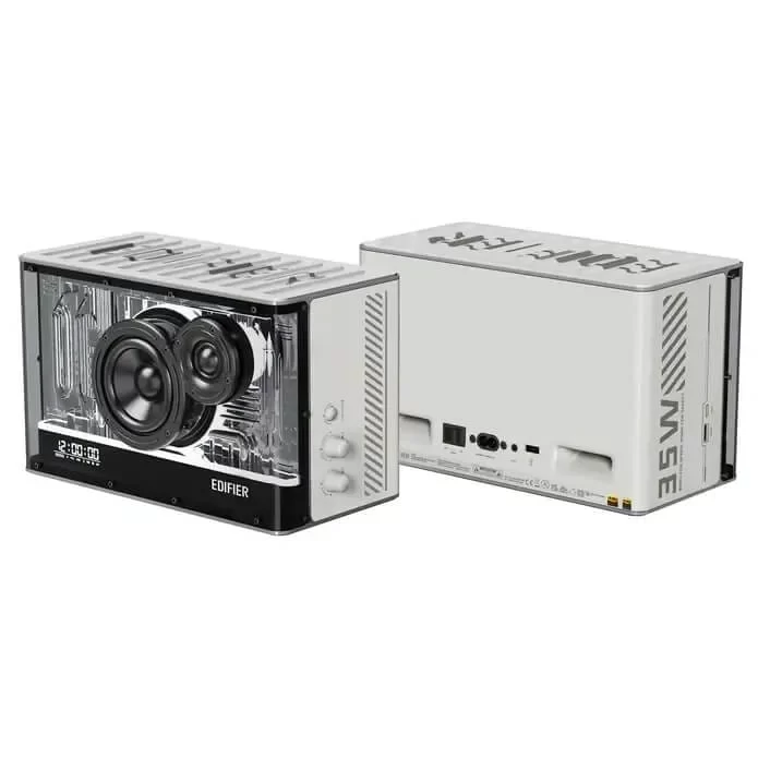 Edifier QD35 WHITE Tabletop Bluetooth Speakers - RMS 40W, Bluetooth 5.3, USB-C, USB-A, AUX, EQs, RGB, GaN charger 35W 8 Edifier QD35 WHITE Tabletop Bluetooth Speakers - RMS 40W, Bluetooth 5.3, USB-C, USB-A, AUX, EQs, RGB, GaN charger 35W - Ảnh 8