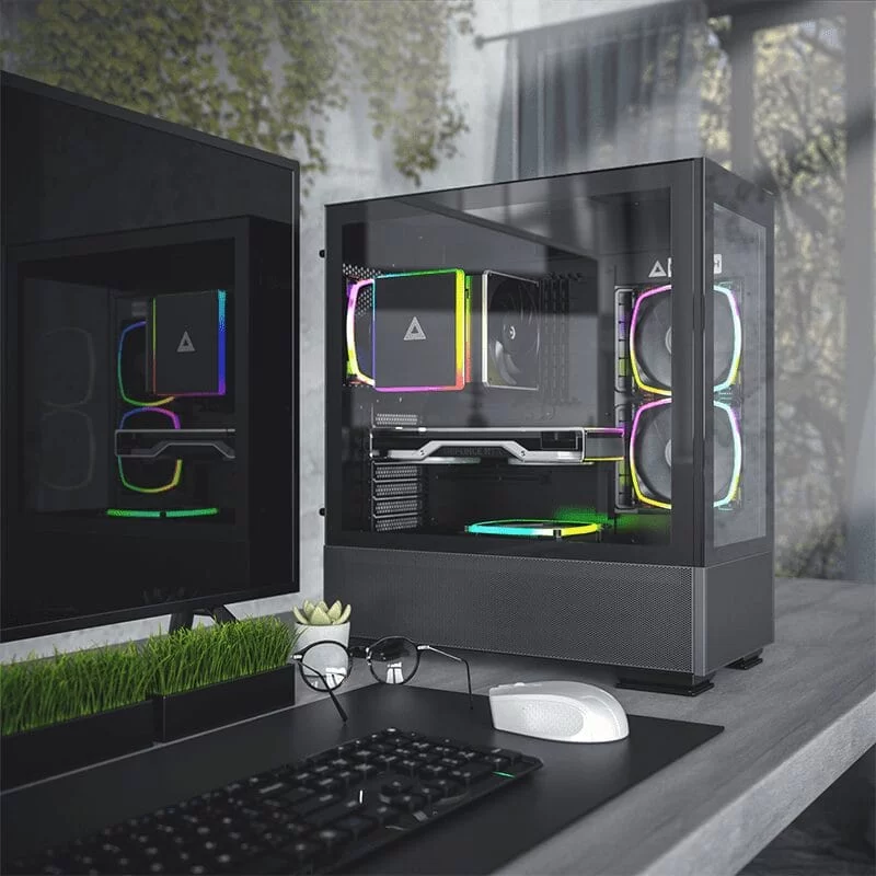 Montech SKY TWO Black Gaming Case 10 Montech SKY TWO Black Gaming Case - Ảnh 10