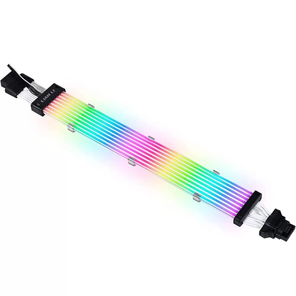 Lian Li Strimer Plus V2 12VHPWR - PW16-8PV2 -12+4-PIN to 12+4-PIN, 8 light guides, 108 LEDs 1 Lian Li Strimer Plus V2 12VHPWR - PW16-8PV2 -12+4-PIN to 12+4-PIN, 8 light guides, 108 LEDs