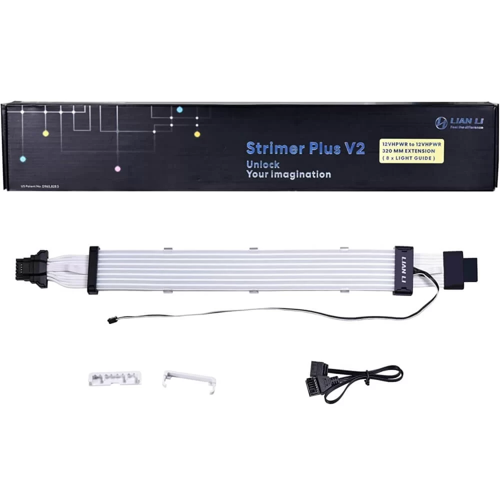 Lian Li Strimer Plus V2 12VHPWR - PW16-8PV2 -12+4-PIN to 12+4-PIN, 8 light guides, 108 LEDs 10 Lian Li Strimer Plus V2 12VHPWR - PW16-8PV2 -12+4-PIN to 12+4-PIN, 8 light guides, 108 LEDs - Ảnh 10