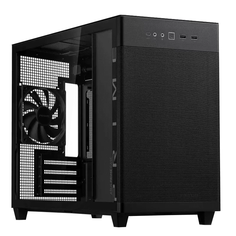 ASUS Prime AP201TG M-ATX Tempered Glass - Black Case 6 ASUS Prime AP201TG M-ATX Tempered Glass - Black Case - Ảnh 6