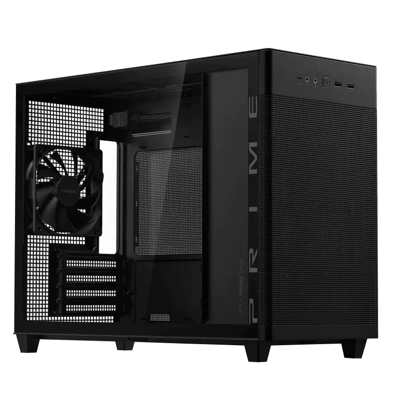 ASUS Prime AP201TG M-ATX Tempered Glass - Black Case 1 ASUS Prime AP201TG M-ATX Tempered Glass - Black Case