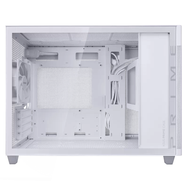 ASUS Prime AP201TG M-ATX Tempered Glass - White Case 2 ASUS Prime AP201TG M-ATX Tempered Glass - White Case - Ảnh 2