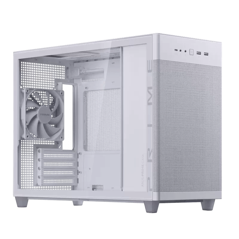 ASUS Prime AP201TG M-ATX Tempered Glass - White Case 5 ASUS Prime AP201TG M-ATX Tempered Glass - White Case - Ảnh 5