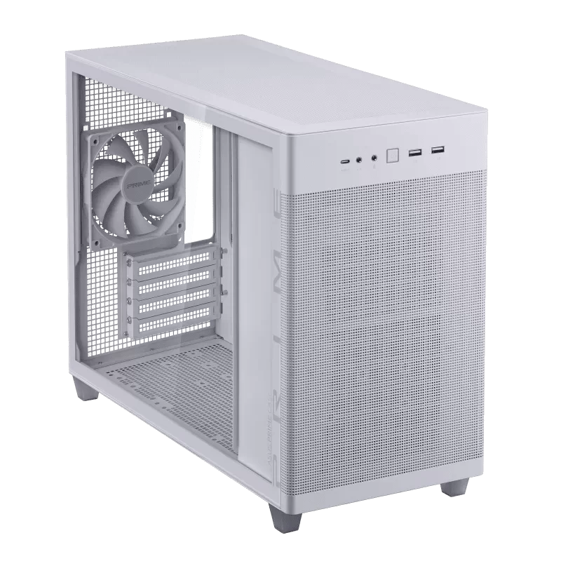 ASUS Prime AP201TG M-ATX Tempered Glass - White Case 8 ASUS Prime AP201TG M-ATX Tempered Glass - White Case - Ảnh 8