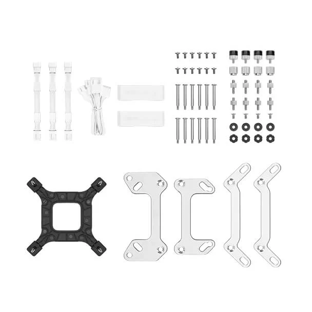Deepcool LT720 AIO Liquid CPU Cooler - White, 360mm Radiator, ARGB Chain Fans 2250RPM, 4th Gen water pump, AM5-LGA1700 compatible 6 Deepcool LT720 AIO Liquid CPU Cooler - White, 360mm Radiator, ARGB Chain Fans 2250RPM, 4th Gen water pump, AM5-LGA1700 compatible - Ảnh 6