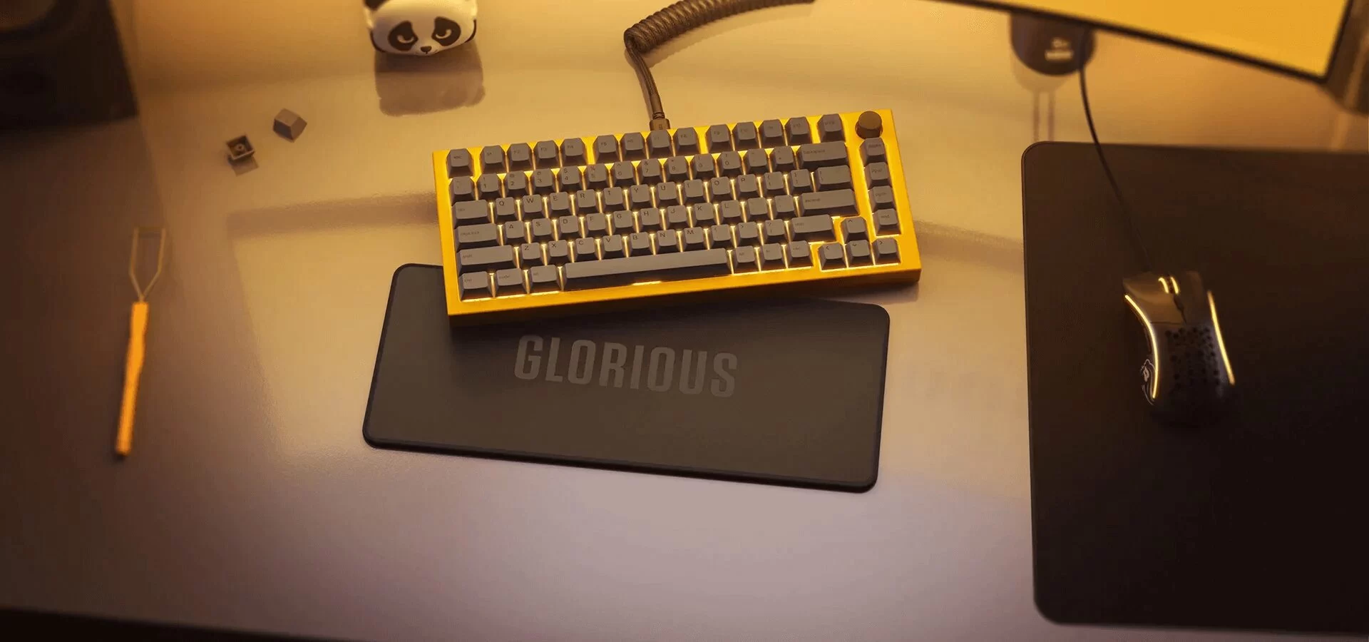 Glorious Sound Dampening Keyboard Mat 75 TKL TTD 7 1