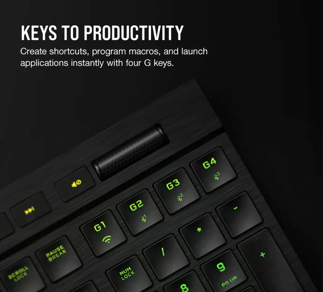 K100 AIR WIRELESS RGB Ultra Thin Mechanical Gaming Keyboard TTD 10