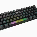 K70 PRO MINI WIRELESS 60 Mechanical CHERRY MX Red Switch Keyboard with RGB Backlighting Black TTD 3
