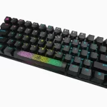K70 PRO MINI WIRELESS 60 Mechanical CHERRY MX Red Switch Keyboard with RGB Backlighting Black TTD 4