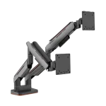 Human Motion T9 Pro II Dual Monitor Stand - Grey