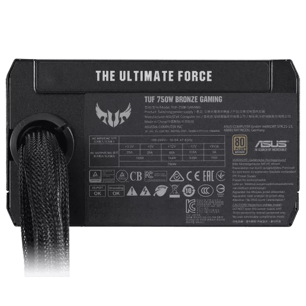 ASUS TUF Gaming 750B PSU - 750W Bronze 4 ASUS TUF Gaming 750B PSU - 750W Bronze - Ảnh 4