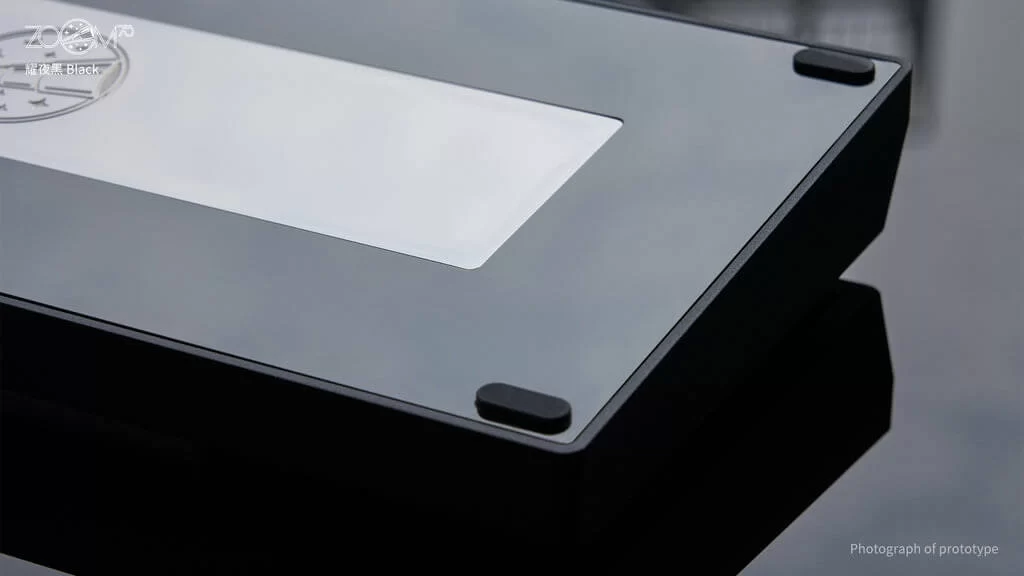 Zoom75 Essential Edition Custom Keyboard - Case EE Black - Backplate PVD Black 3 Zoom75 Essential Edition Custom Keyboard - Case EE Black - Backplate PVD Black - Ảnh 3