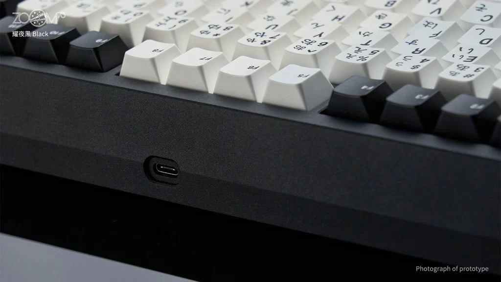 Zoom75 Essential Edition Custom Keyboard - Case EE Black - Backplate PVD Black 5 Zoom75 Essential Edition Custom Keyboard - Case EE Black - Backplate PVD Black - Ảnh 5