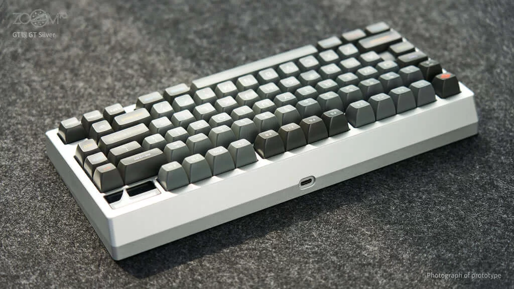 Zoom75 Essential Edition Custom Keyboard - Case GT Silver - Backplate PVD Silver 8 Zoom75 Essential Edition Custom Keyboard - Case GT Silver - Backplate PVD Silver - Ảnh 8