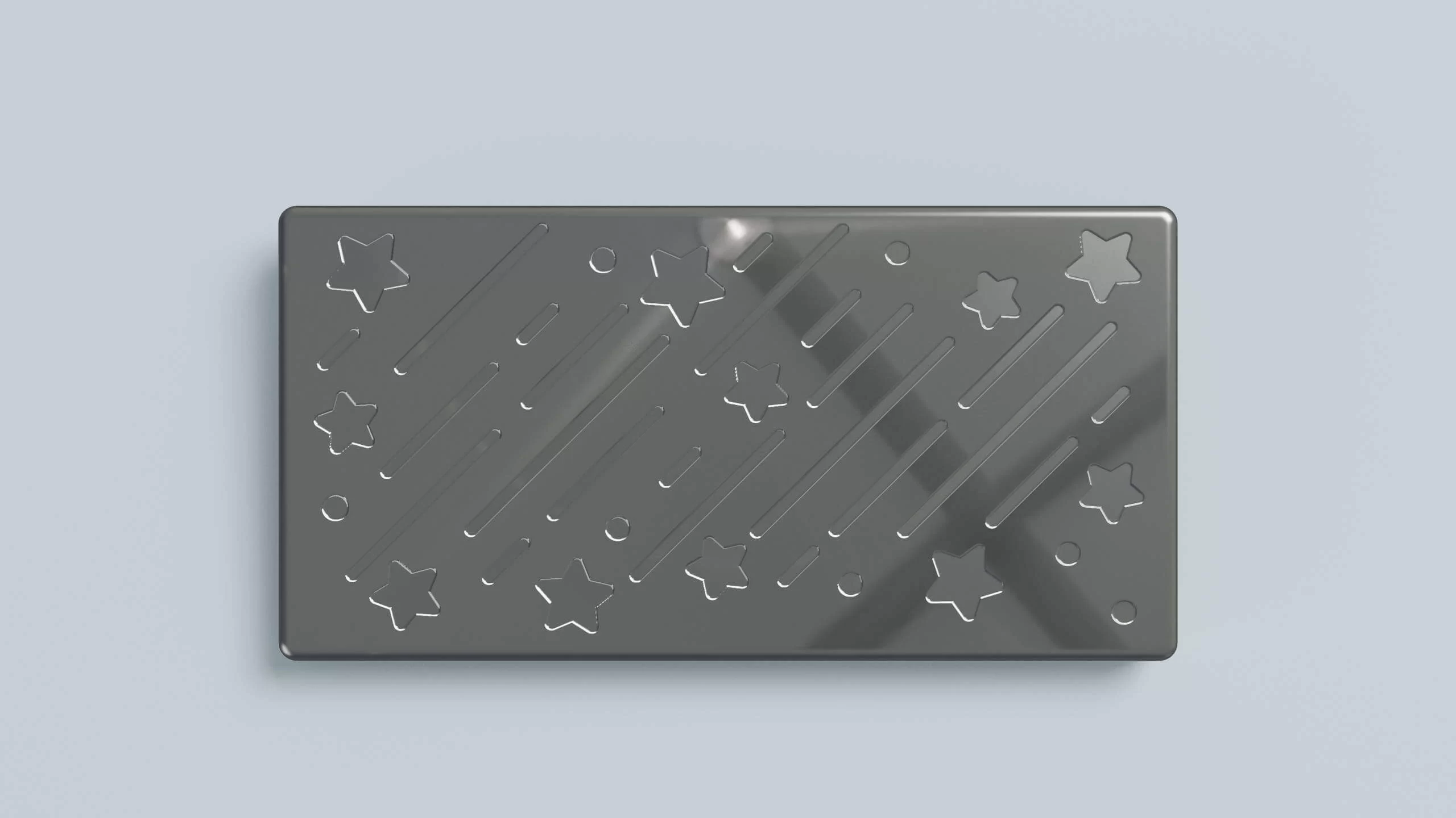 Zoom75 Badge PVDSilver