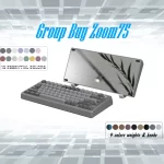 Zoom75 Essential Edition Custom Keyboard - Case GT Silver - Backplate PVD Silver