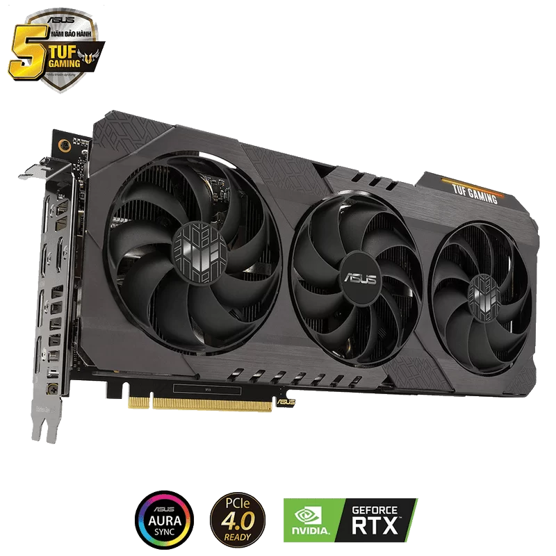 ASUS TUF Gaming Geforce RTX 3070 OC Edition 8G V2 (TUF-RTX3070-O8G-V2-GAMING) Graphics Card 4 ASUS TUF Gaming Geforce RTX 3070 OC Edition 8G V2 (TUF-RTX3070-O8G-V2-GAMING) Graphics Card - Ảnh 4