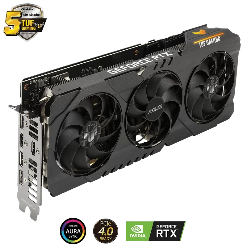 ASUS TUF Gaming Geforce RTX 3070 OC Edition 8G V2 (TUF-RTX3070-O8G-V2-GAMING) Graphics Card 5 ASUS TUF Gaming Geforce RTX 3070 OC Edition 8G V2 (TUF-RTX3070-O8G-V2-GAMING) Graphics Card - Ảnh 5