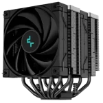 Deepcool AK620 Zero Dark CPU Air Cooler - Dual Tower, 6 Heatpipes, 2x120mm PWM Fans