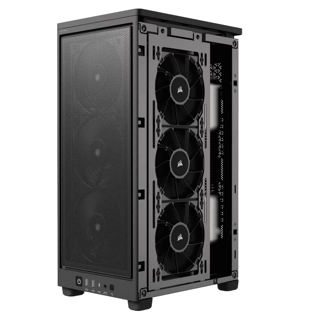 CORSAIR 2000D Airflow Mini-ITX Case - Black, Small Form Factor 15 CORSAIR 2000D Airflow Mini-ITX Case - Black, Small Form Factor - Ảnh 15