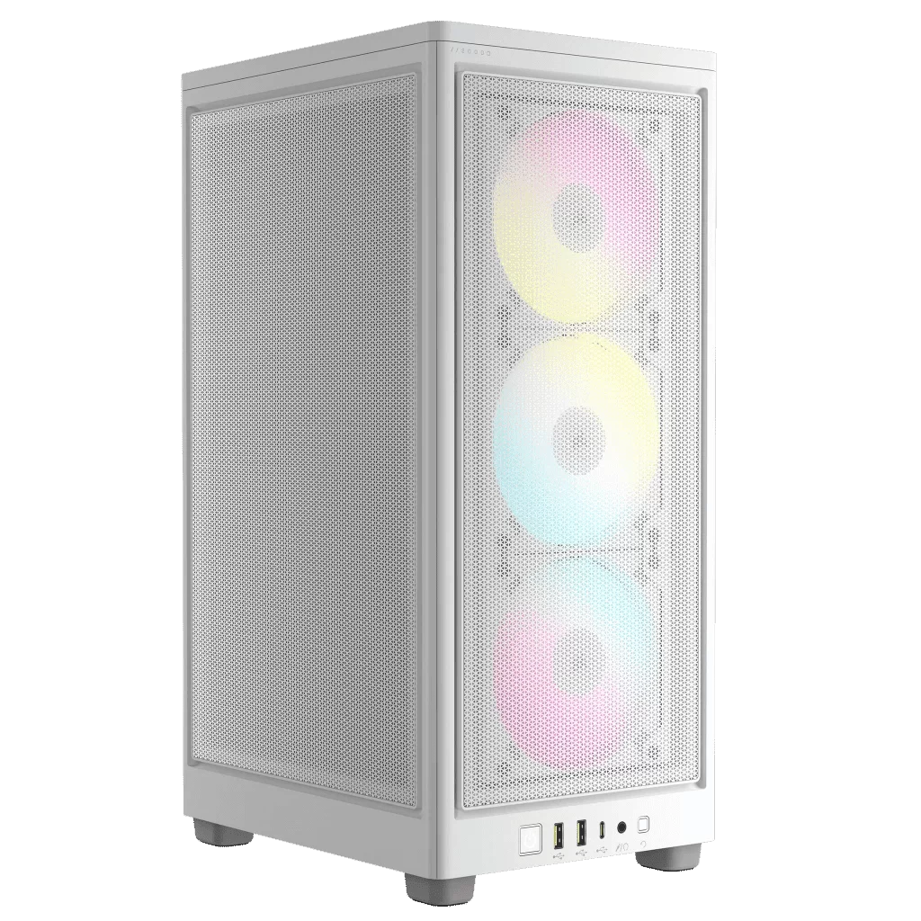 CORSAIR 2000D RGB Airflow Mini-ITX Case - White, Small Form Factor 1 CORSAIR 2000D RGB Airflow Mini-ITX Case - White, Small Form Factor