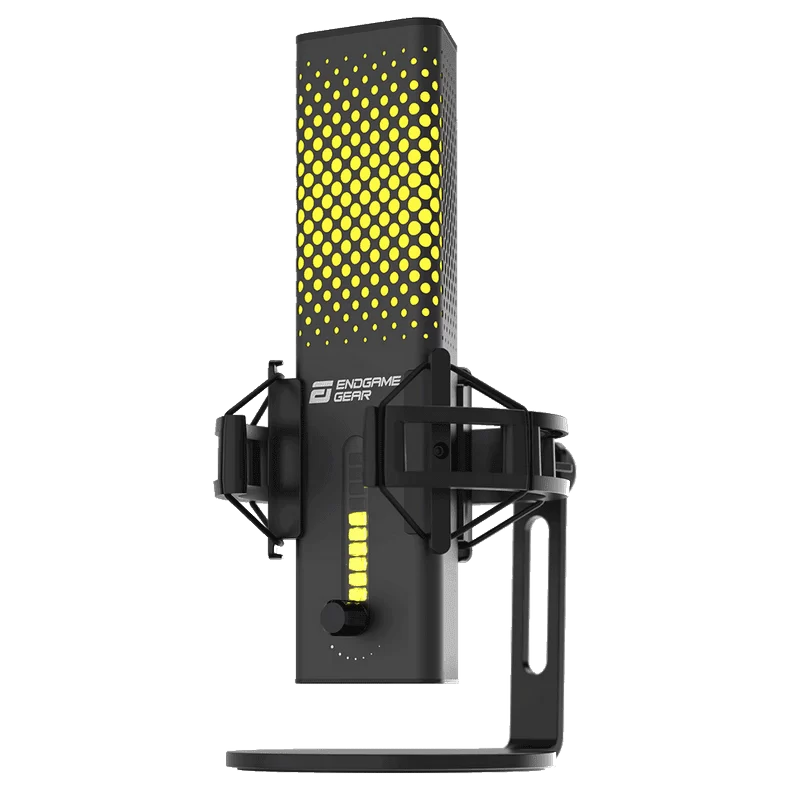 ENDGAME GEAR XSTRM USB Gaming Microphone - Black, 192 kHz/24-bit, RGB-lighting 12 mode, 2m USB-C cable 1 ENDGAME GEAR XSTRM USB Gaming Microphone - Black, 192 kHz/24-bit, RGB-lighting 12 mode, 2m USB-C cable