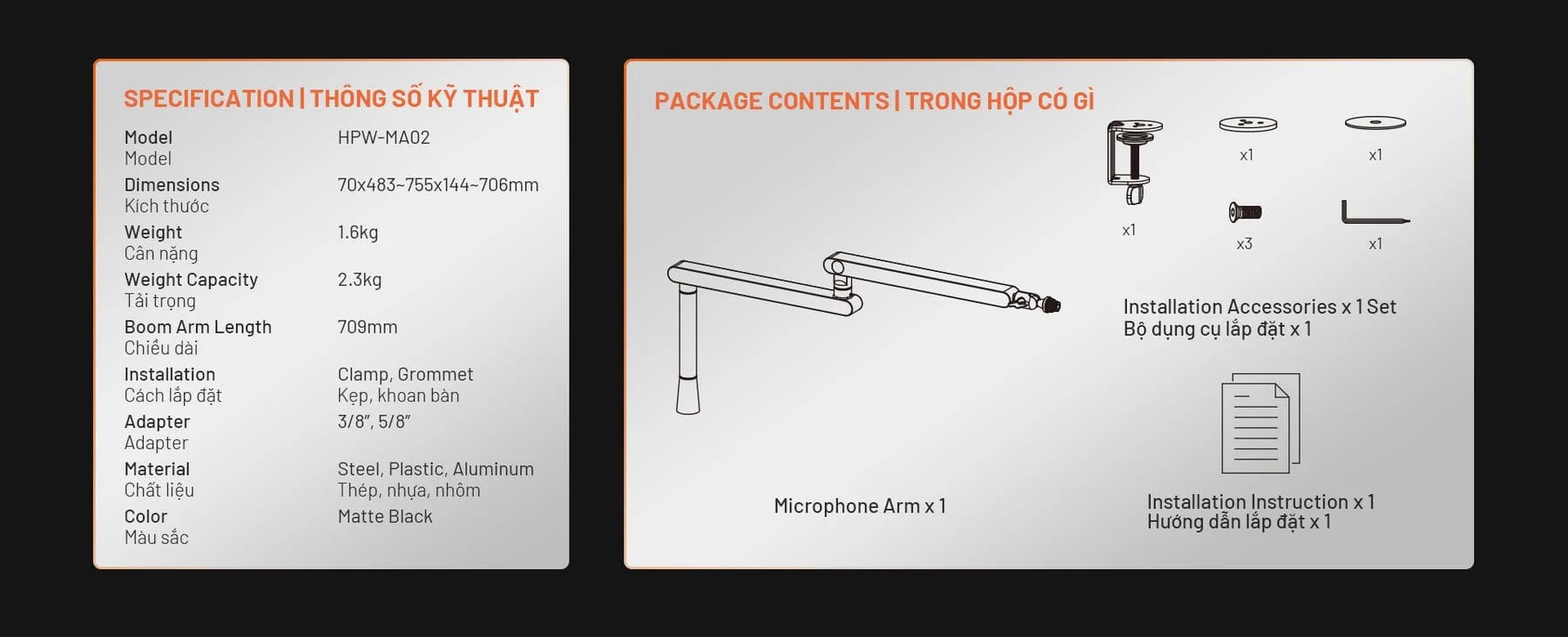 Microphone HyperWork MA 02 Page PC 11