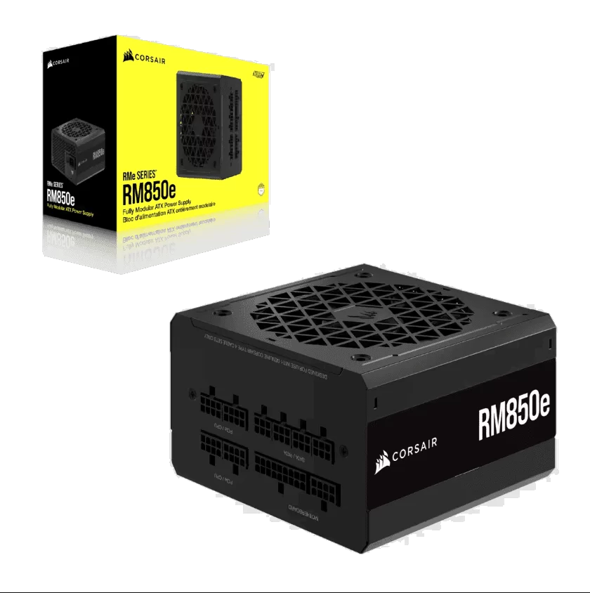 CORSAIR RMe Series RM850e ATX 3.0 (2023) Fully Modular PSU - 850 Watt, 80 plus Gold, Low-Noise 3 CORSAIR RMe Series RM850e ATX 3.0 (2023) Fully Modular PSU - 850 Watt, 80 plus Gold, Low-Noise - Ảnh 3