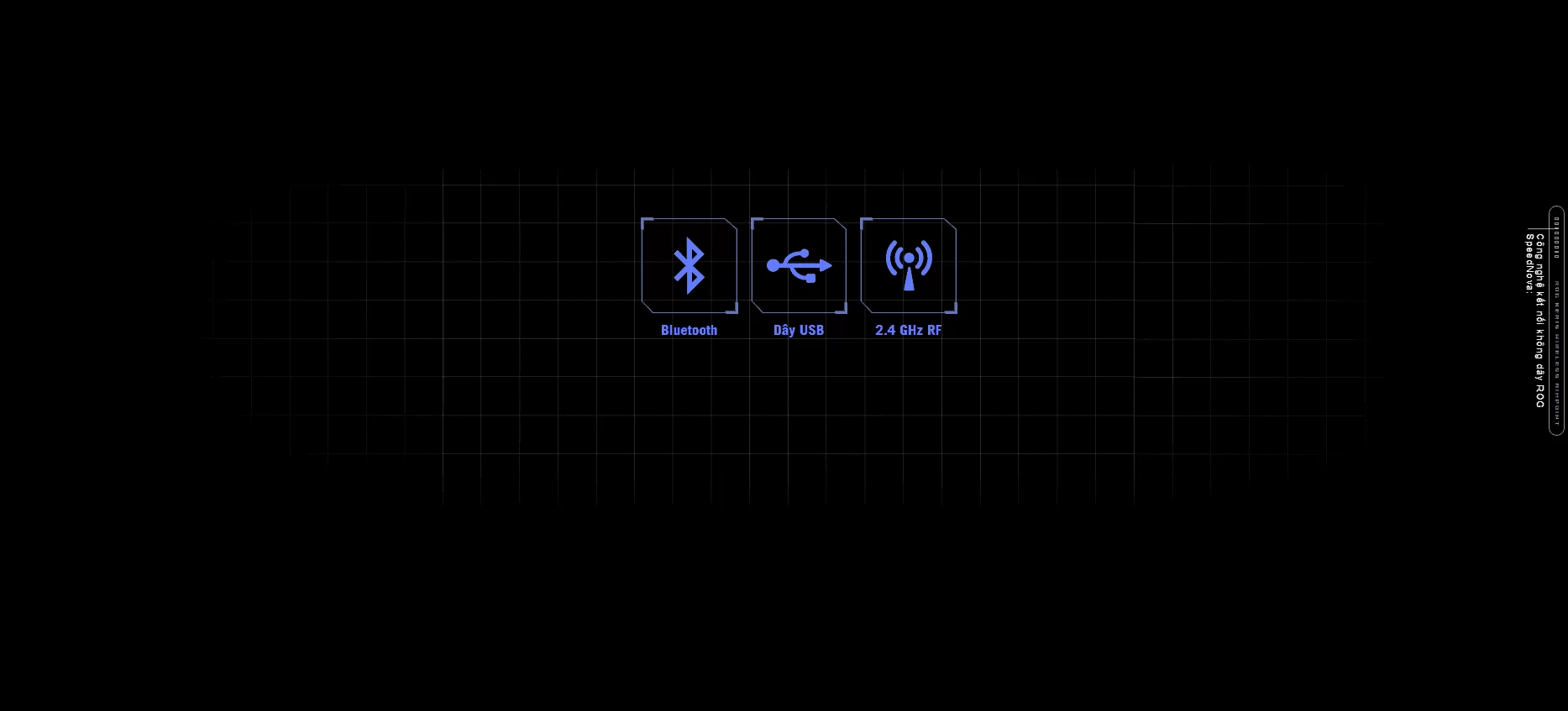 ROG Kerris Aimpoint 2.4Ghz ket noi 3 che do