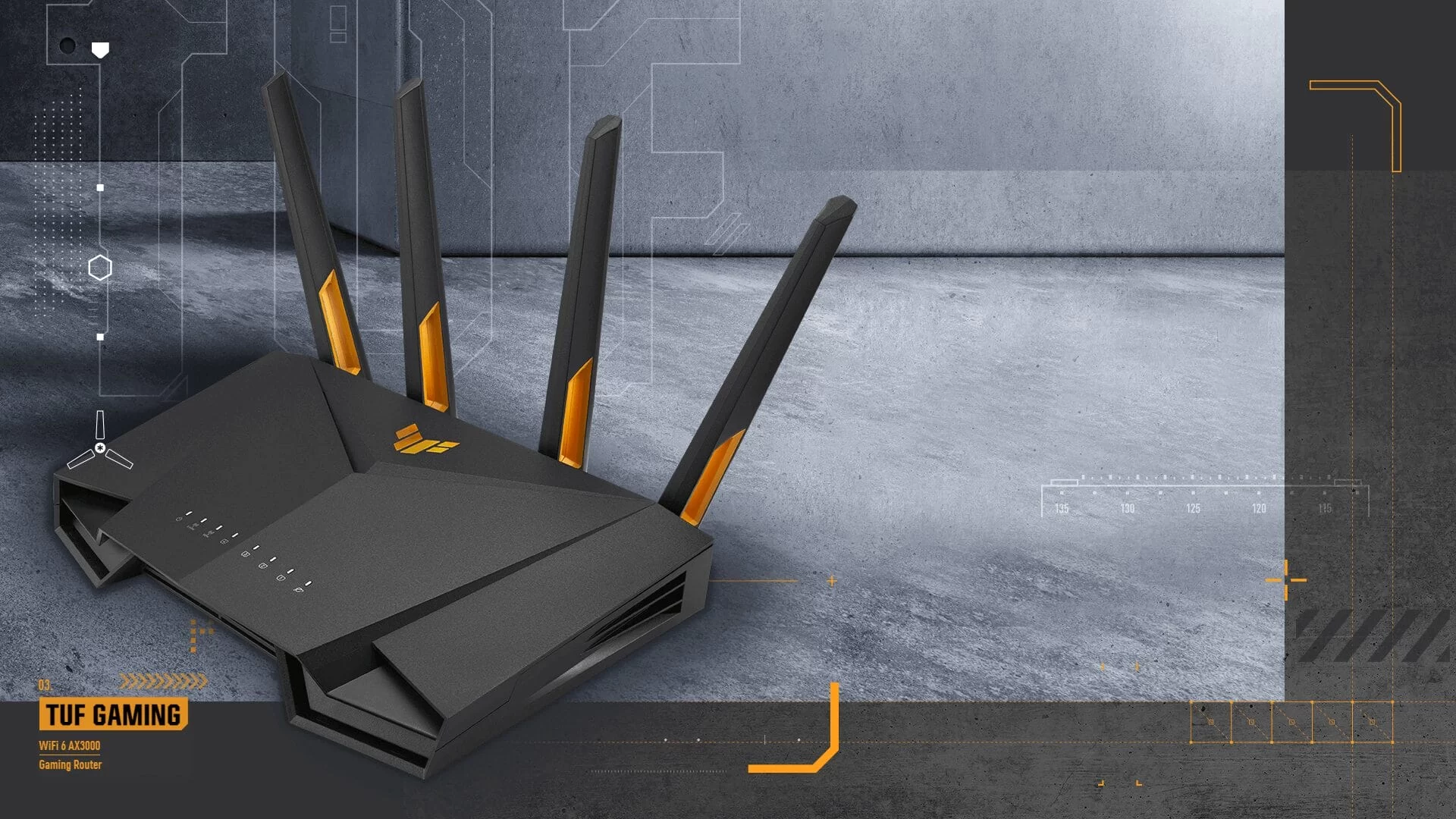 TUF Gaming AX3000 V2 TUF AX3000 V2 TUF Gaming Router bg 2