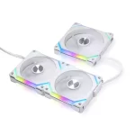 Lian Li UNI FAN SL V2 120 Triple White Fan (SL120V2-3W) - 3x 120mm, 1 Controller included